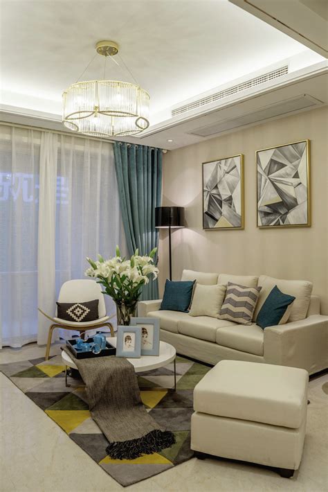 120平米简约现代装潢，体验全新的家居体验-上海紫苹果装饰官网