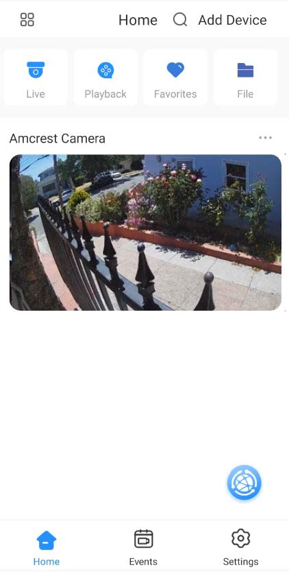 Amcrest Web View 的图像结果