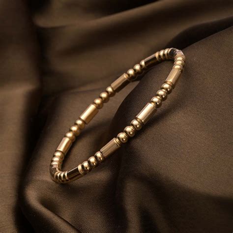 Golden Stream Bangle Bracelet – PALMONAS