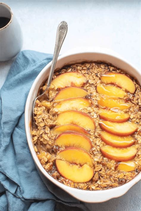 Peach Baked Oatmeal Recipe: A Sweet and Nutritious Breakfast - Mucha Munch