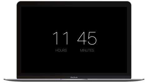 GitHub - mattiarossini/MinimalClock: MinimalClock: a MacOS screen saver
