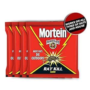 Mortein PowerGard Rat Kill Cake, 25g x 4 (Pack of 4)| Kills Rats ...