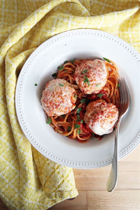 Chicken Parmesan Meatballs Recipe | POPSUGAR Food