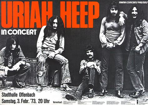 Uriah Heep - Sweet Freedom, Frankfurt 1973 - Konzertplakat, 444,00