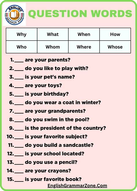 Question Worksheets 的图像结果