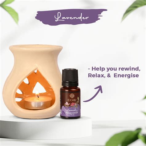 Lavender Ceramic Oil Warmer Set, Core Range – EKAM