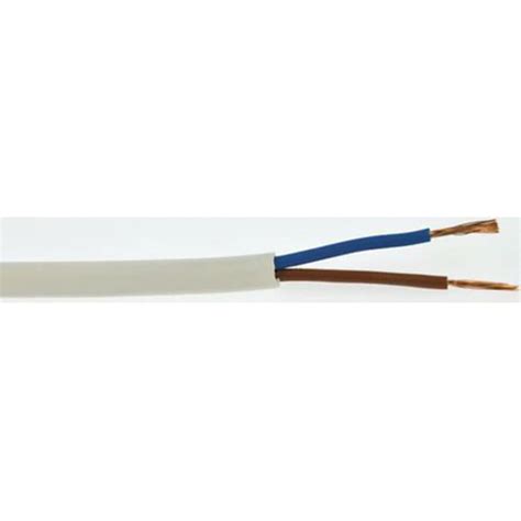 RS PRO | RS PRO 3182Y 1.5 mm² 2 Core Power Cable, H05VV-F, White PVC ...