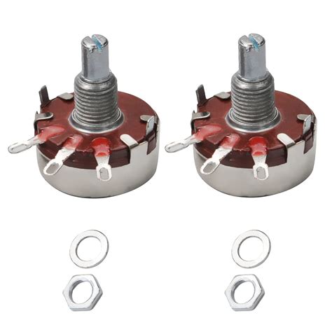 Fielect 220K Ohm Rotary Carbon Film Potentiometer 2W India | Ubuy