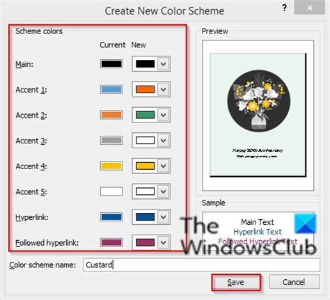 Image result for Color Model Dialog Box Microsoft Publisher