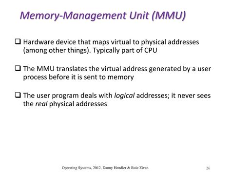 Memory Management Unit 的图像结果