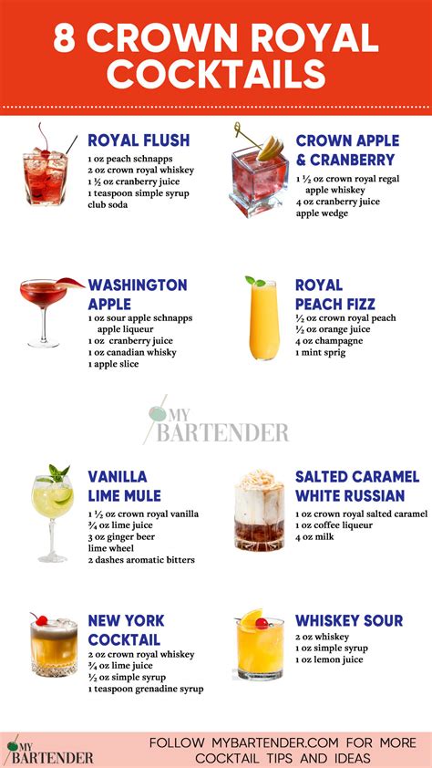 12 Best Crown Royal Cocktails To Drink | Recipe | Drinks alcohol ...