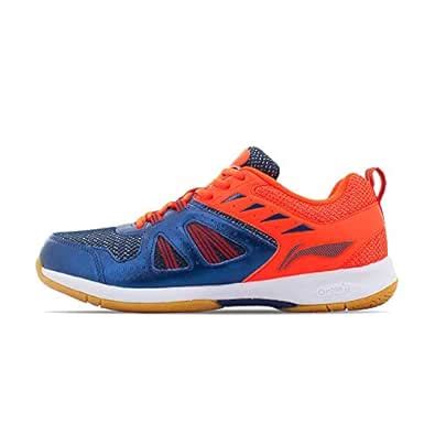 Li-Ning Attack G5 Synthetic Badminton (Non-Marking) Shoes, 10 UK (Blue ...