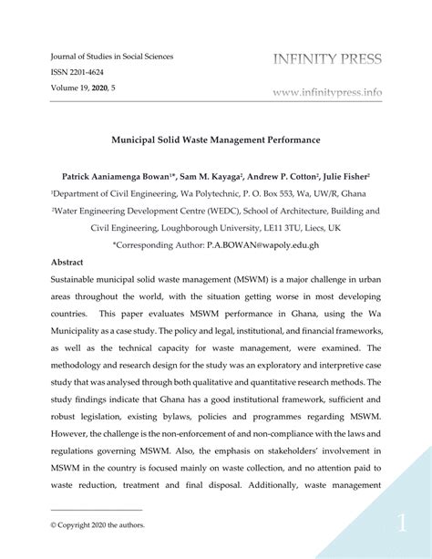 Image result for Abstract On Municipal Solid Waste Management