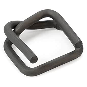 IDL Packaging 3/4" Heavy Duty Wire Buckle for Cord Strapping, Phosphate ...