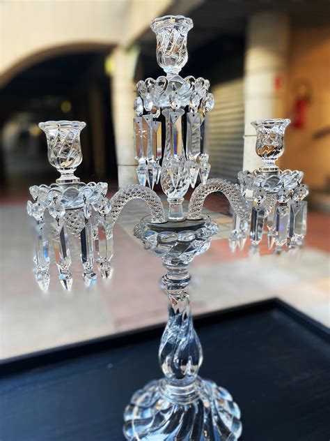 Baccarat Crystal Candlestick For Sale at 1stDibs | baccarat crystal ...