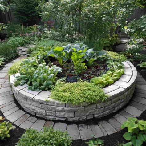21 Simple Raised Garden Ideas with Stone Borders That Anyone Can Try