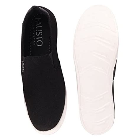 Buy FAUSTO Men's Black Loafer - 6 UK at Amazon.in