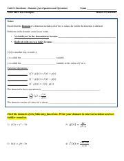 Operations On Functions Domain 的图像结果