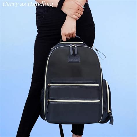 Grandeur Diaper Bag – Black | Stylish & Spacious Baby Bag