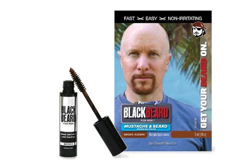 Blackbeard for Men Instant Brush-On Beard Color and Mustache Color for ...