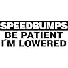 Buy Speed Bumps I'm Lowered JDM Vinyl Graphic Car Truck Windows Decor ...