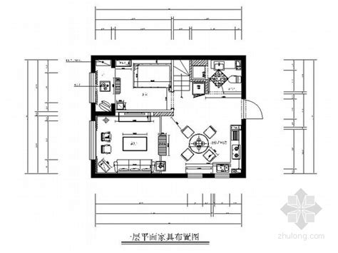 loft家装CAD施工图设计图__室内模型_3D设计_设计图库_昵图网nipic.com