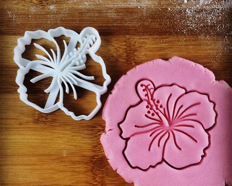 Hibiscus Flower cookie cutter biscuit cutters Tropical by Made3D
