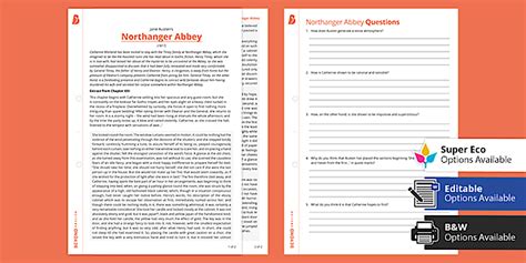 Northanger Abbey | KS3 Reading Comprehension | Beyond