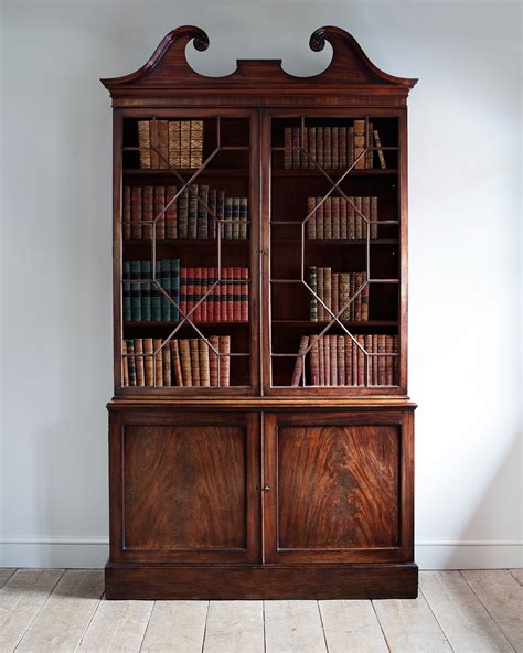 Antique Library Bookcase, glazed bookcase, antique display cabinet ...