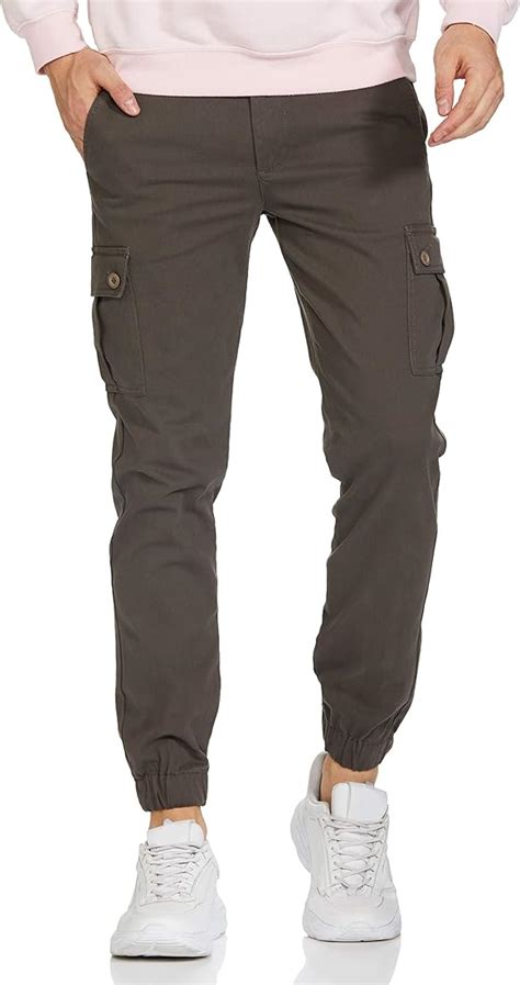 HIGHLANDER Men Blue Slim Fit Jogger Cargos - Price History