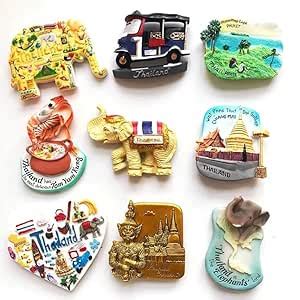 Buy CARTNOVA‚Thailand Elephant Magnet: Chiang Mai, Phuket, Bangkok ...
