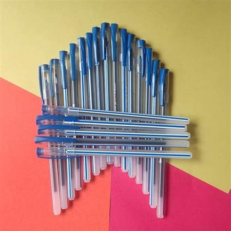 Shine Df Pens | Tip size -0.5 mm, Ball Pen Box Pack | Slim Body Pens ...