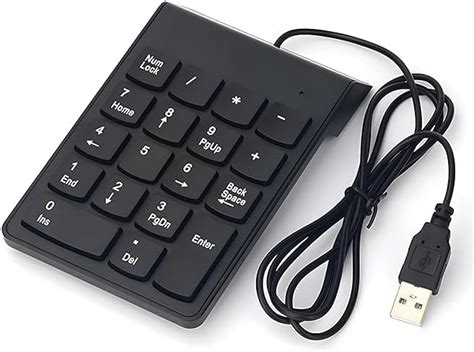 Amazon.in: Buy Numeric Keypad for Laptop - 18 Key USB Wired Portable ...