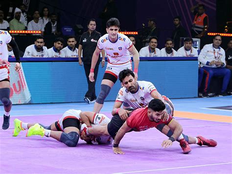 UP Yoddhas seal third spot with emphatic win over Bengaluru Bulls ...