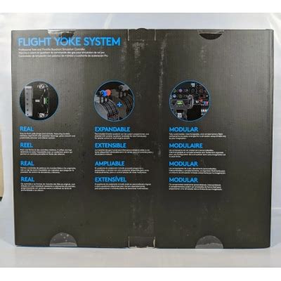 Logitech Saitek Pro Flight Yoke System - Black India | Ubuy