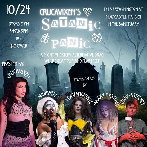 Satanic Panic, 1315 E Washington st new castle pa, 24 October 2025 ...