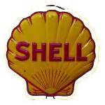 Image result for Shell Service Station Sign