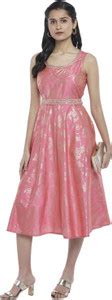 Akkriti by Pantaloons Women A-line Pink Dress - Buy Akkriti by ...