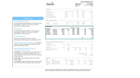 Elavon Service Fee