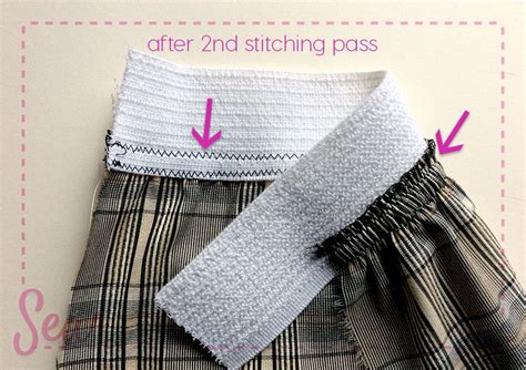 Sewing Techniques: Applied Elastic Waistband | Sewing techniques ...