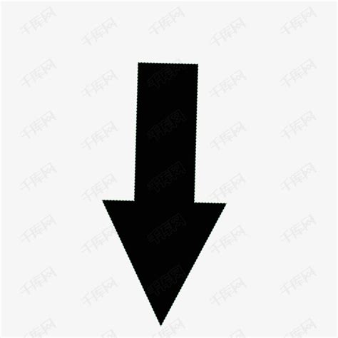 向下的箭头矢量图素材图片免费下载-千库网