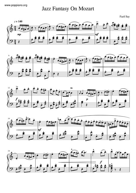 Mozart Sheet Music