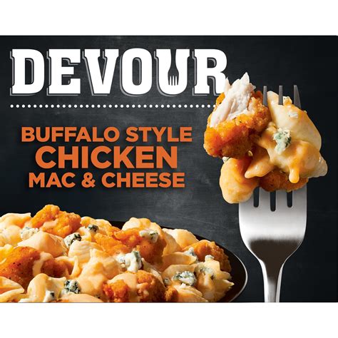 DEVOUR Buffalo Chicken Mac and Cheese Frozen Meal, 12 Oz Box - Walmart ...