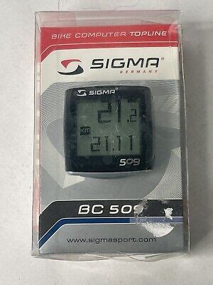Image result for Sigma 509 Bike Computer