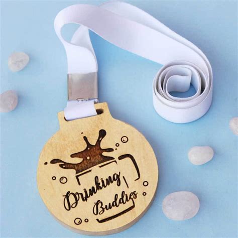 Drinking Buddies Funny Medals & Awards - Funny Gifts for Friends ...