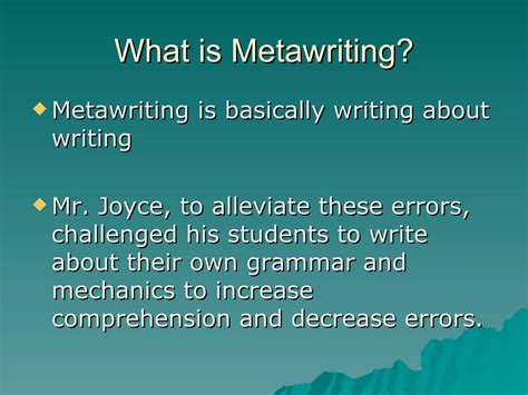 Image result for Meta Writing Examples
