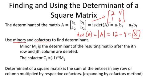 Finding Determinant of Matrix 的图像结果