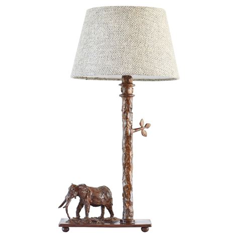 Black Elephants Table Lamp at 1stDibs | elephant lamps for sale ...