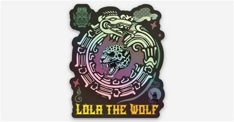 Lola the Wolf - Hologram stickers by Wolf Temple Corps - Lola the Wolf ...