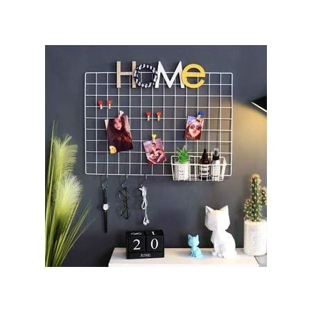 Art Street White Color Hexagon Shape DIY Metal Photo grid wall for ...